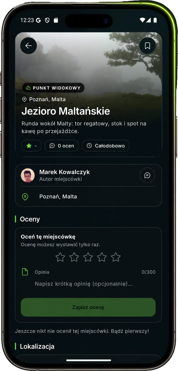Spotivo - szczegóły miejscówki